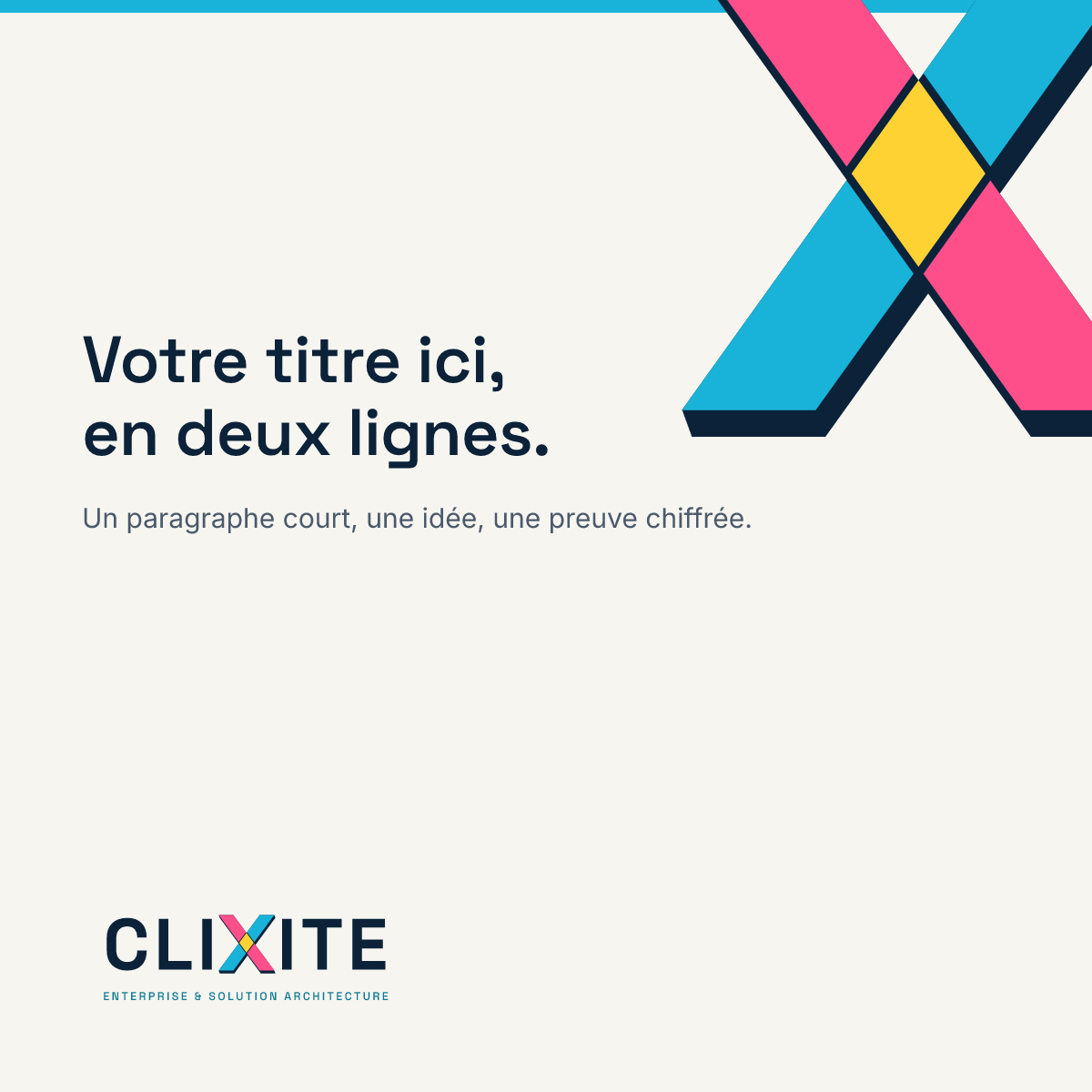 Gabarit de publication LinkedIn